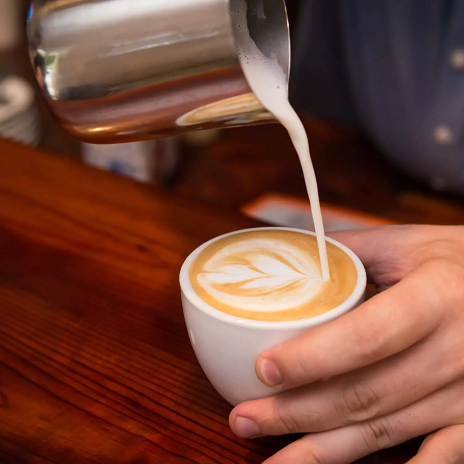 stainless steel milk frothing pitcher