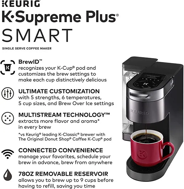 Keurig K-Supreme Plus SMART wifi coffee machine