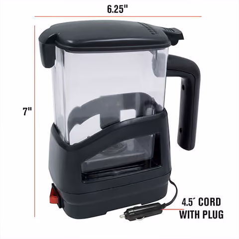 roadpro 12v car coffee maker
