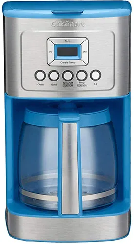 blue coffee maker