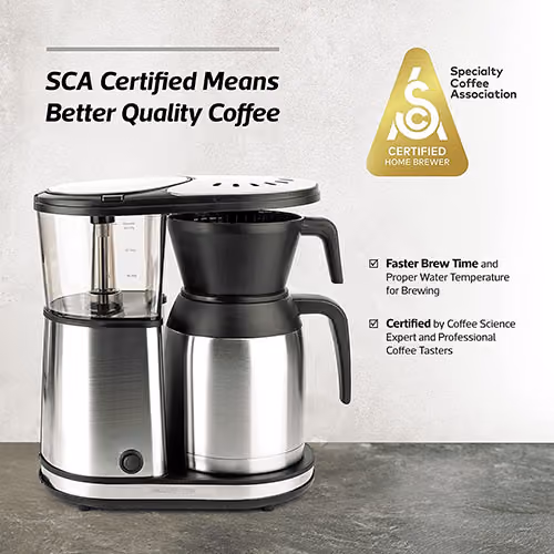 bonavita sca simple coffee maker for elderly senior citizens