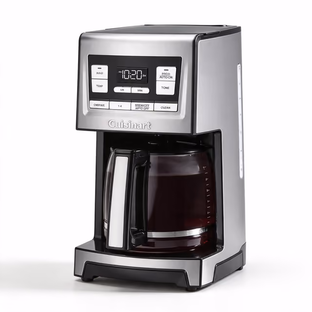 Cuisinart Brew Central Plus CBC-8500PC 14-cup stainless drip coffee maker with glass carafe