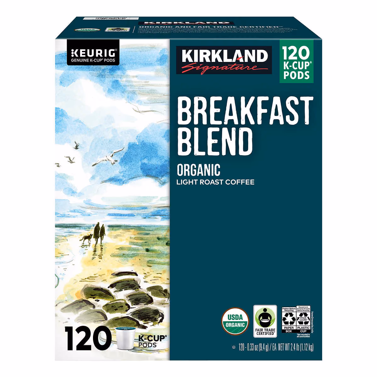 Kirkland Signature Coffee Organic Breakfast Blend