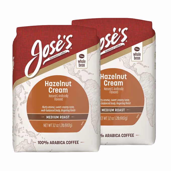 Jose's Gourmet Coffee Hazelnut Cream Coffee