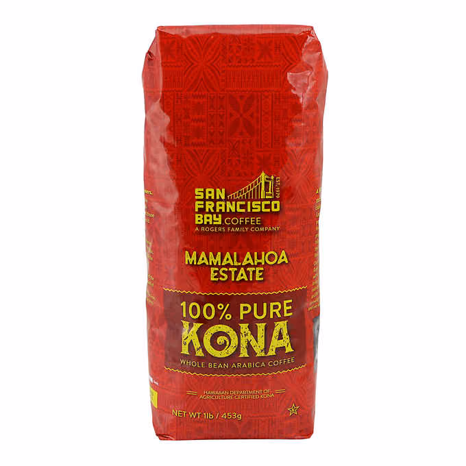 San Francisco Bay Coffee Mamalahoa Estate 100% Pure Kona Coffee
