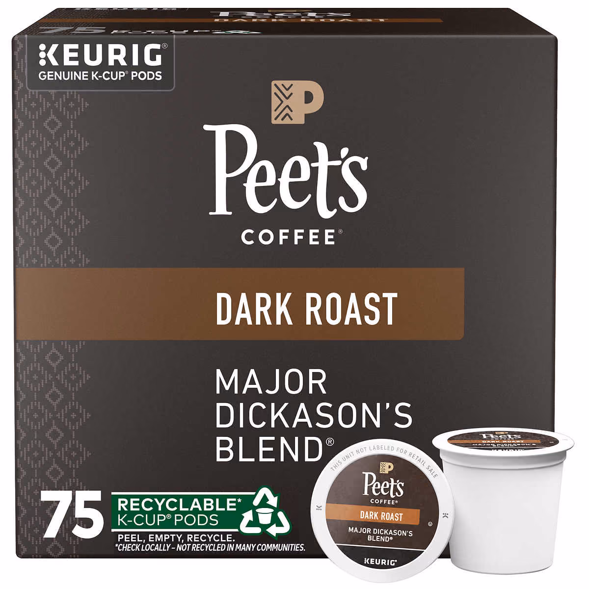 Peet's Coffee Major Dickason's Blend K-Cup