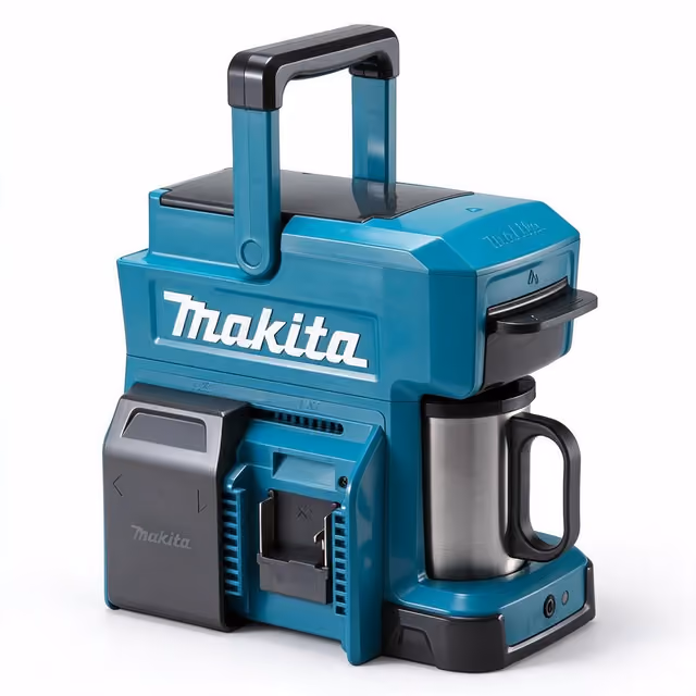 Makita cordless coffee maker for the job site
