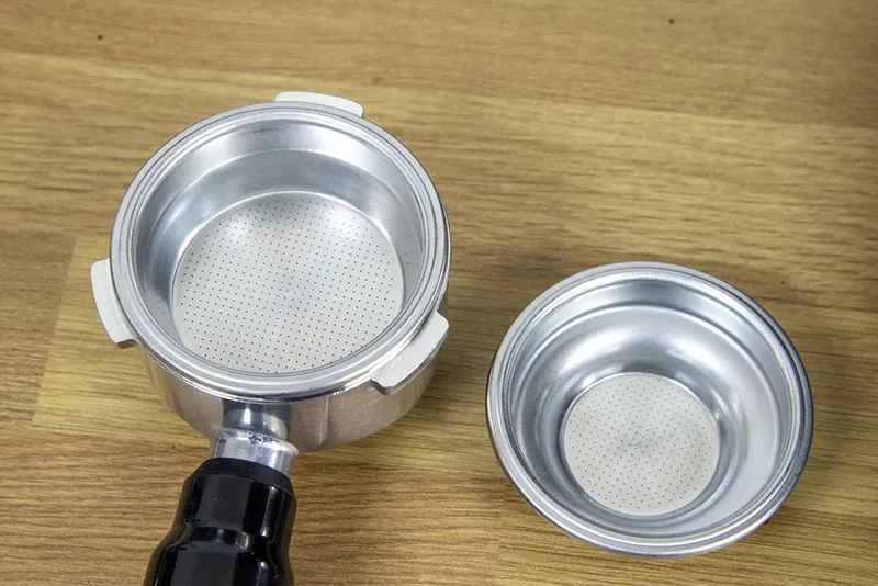 portafilter and basket, make better espresso at home
