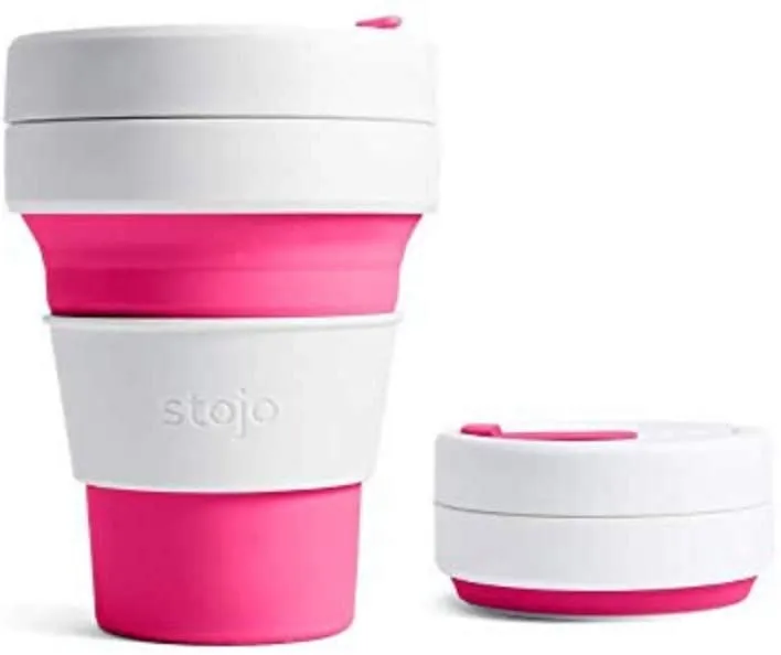 Stojo collapsible coffee cup